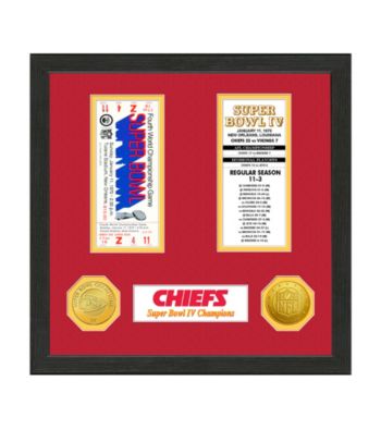 Kansas City Chiefs SB Championship Ticket Collection by Highland Mint
