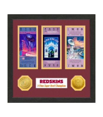 Washington Redskins SB Championship Ticket Collection by Highland Mint