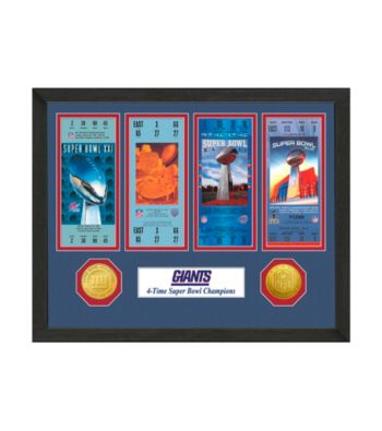 New York Giants SB Championship Ticket Collection by Highland Mint