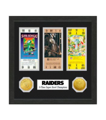 Oakland Raiders SB Championship Ticket Collection by Highland Mint