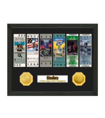 Pittsburgh Steelers SB Championship Ticket Collection by Highland Mint