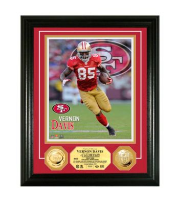 Vernon Davis Gold Coin Photomint by Highland Mint