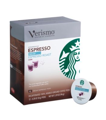 Starbucks® Verismo® Decaf Espresso 12-pk. Pods