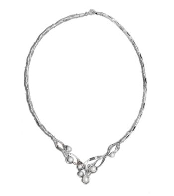 Hagit Gorali Sterling Silver Pearl Necklace