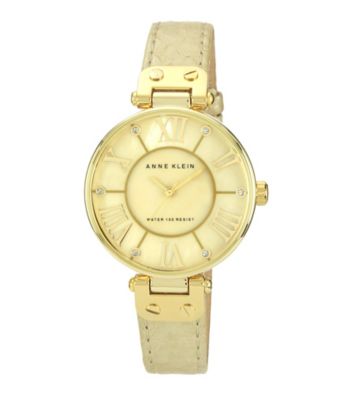 Anne Klein® Oversized Dial W/Printed Strap