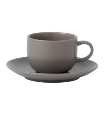 Royal Doulton® Mode Stone Espresso Cup and Saucer Set