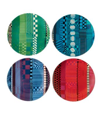 Royal Doulton® Paolozzi Set of 4 Tidbit Plates