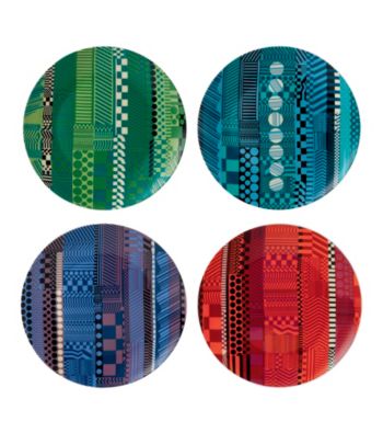 Royal Doulton® Paolozzi Set of 4 Mixed Accent Plates