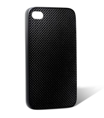 monCarbone Mystery Black Hovercoat Carbon Fiber iPhone 4/4S Case