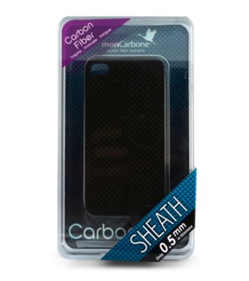 monCarbone Sheath Carbon Fiber iPhone 4/4S Back Cover