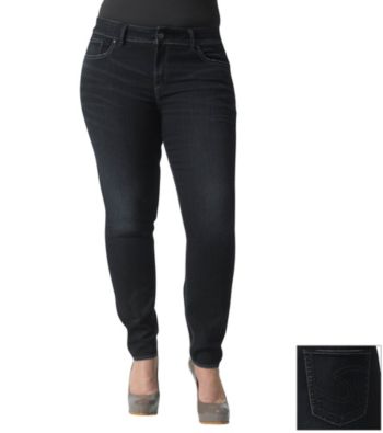 Silver Jeans Co. Plus Size Stevie High-Rise Skinny Jean
