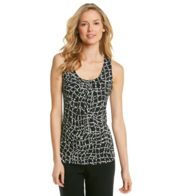 Relativity Career Petites' IVP Pleatneck Tank