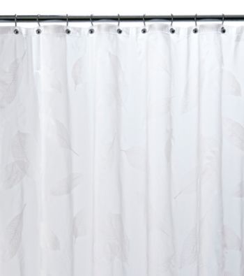 J. Queen New York New York Tossed Leaves Vinyl Shower Curtain Liner