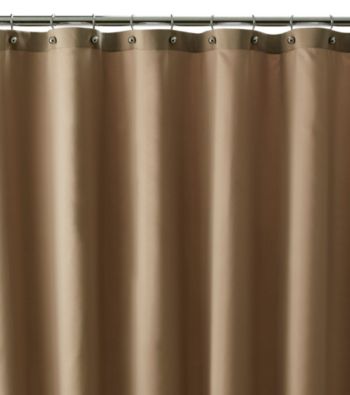 J. Queen New York Carlson Fabric Shower Curtain Liner