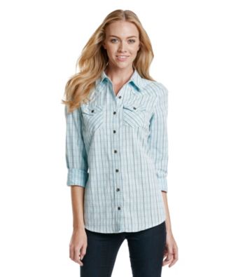 Ruff Hewn Crackle Wash Plaid Western