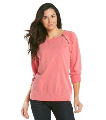 Ruff Hewn Side-Zip French Terry Pullover