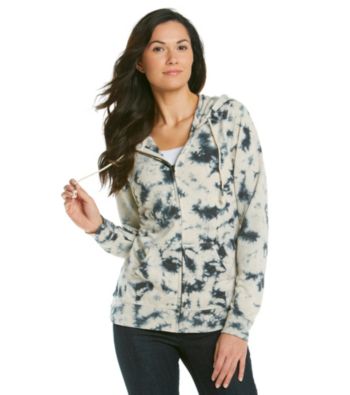 Ruff Hewn Tie-Dye Zip-Front Hoodie