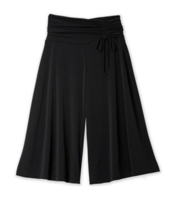 Amy Byer Girls' 7-16 Plus Black Gaucho Pants
