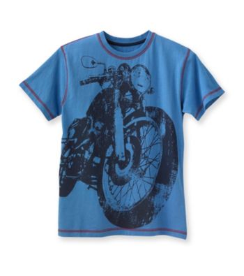 Ruff Hewn Boys' 8-20 Blue Lotus Short Sleeve Graphic Tee