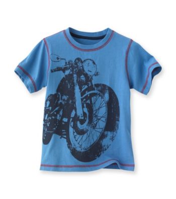 Ruff Hewn Boys' 2T-7 Blue Lotus Short Sleeve Graphic Tee