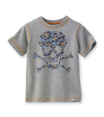 Ruff Hewn Boys' 2T-7 Grey Heather Short Sleeve Graphic Tee