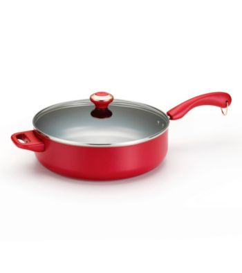 Paula Deen® Red 5-qt. Covered Saute Pan