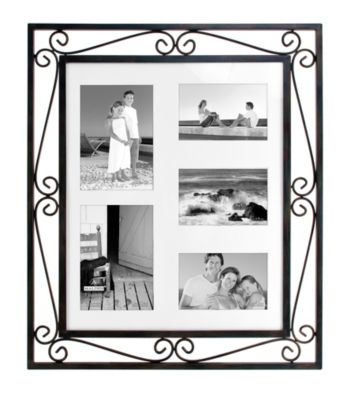 Malden 5-Opening Seville Ironworks Matted Frame