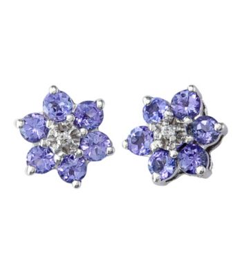 Effy® Tanzanite and Diamond Earrings