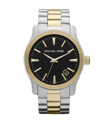 Michael Kors® Two Tone Runway Watch