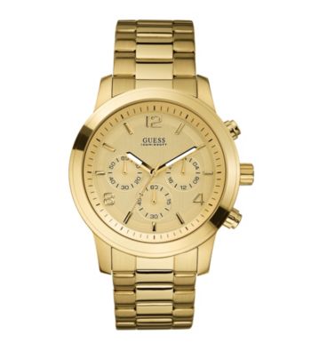 Guess Goldtone Euro-Cool Chronograph Watch