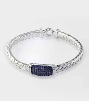 Effy® Sterling Silver and Sapphire Bracelet