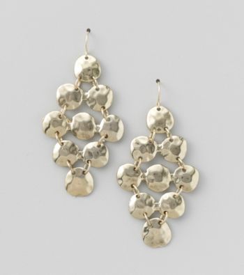 Erica Lyons® Goldtone Chandelier Pierced Earrings