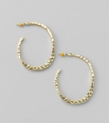 Erica Lyons® Goldtone Hoop Pierced Earrings