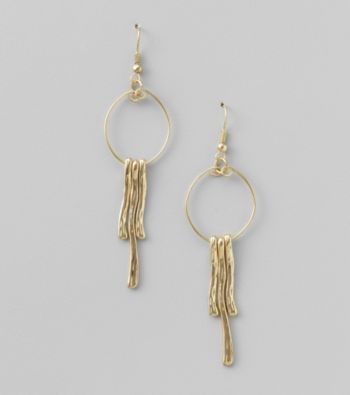 Erica Lyons® Goldtone Drop Pierced Earrings