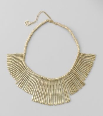 Erica Lyons® Goldtone Short Front Fringe Necklace