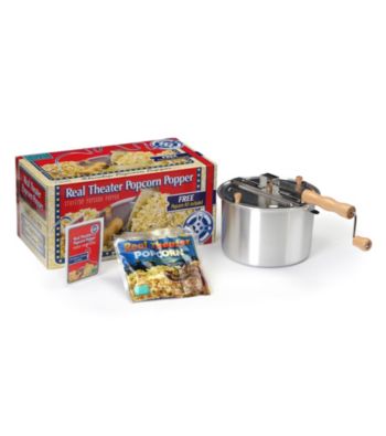 Wabash Valley Farms Theater Corn Popper with Popcorn Popping Kit