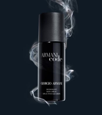 armani code body spray