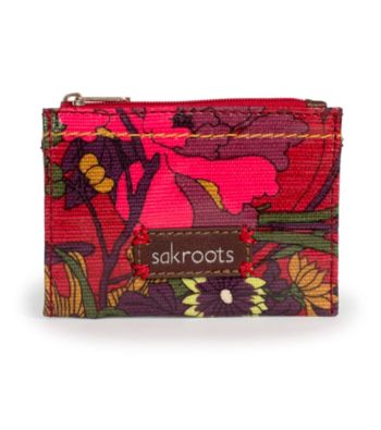 sakroots™ by The Sak® Scarlet Flower Power Artist Circle ID Keychain
