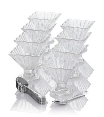 Crystal Clear® Alexandria 17-pc. Taster Tinis with Spoons