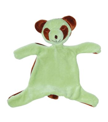 Green Sprouts® Sage Panda Organic Velour Blankie