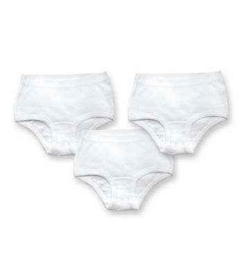 i play.® Girls' White 3-pk. Panties