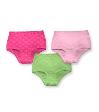 i play.® Girls' Pink/Green 3-pk. Polka-Dot Panties