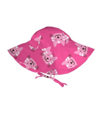 i play.® Girls' Pink Kitty Floppy Brim Sun Protection Hat
