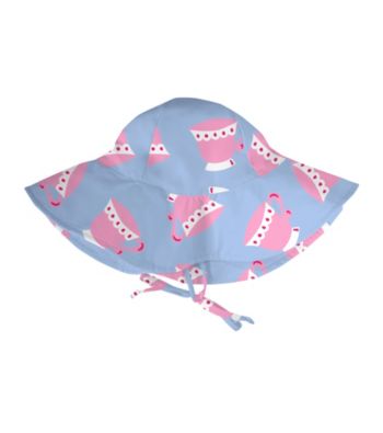 i play.® Girls' Light Blue Teacup Floppy Brim Sun Protection Hat
