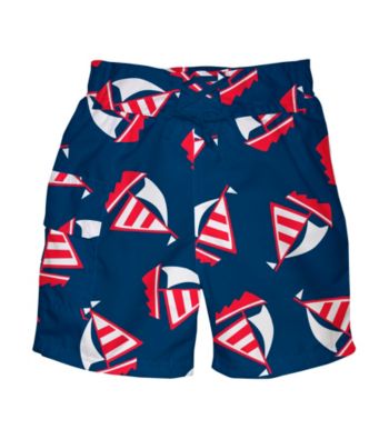 i play.® Boys' Navy Blue Sailboat Ultimate Swim Diaper Pocket Trunks