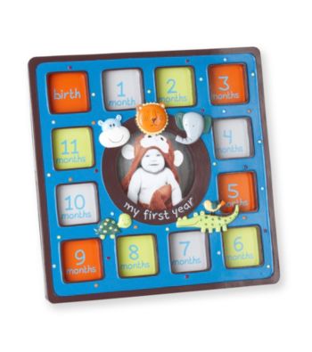Cuddle Bear® Boys' Blue Twelve Months Frame