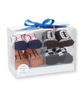 Cuddle Bear® Baby Boys' 4-pk. Sports Socks