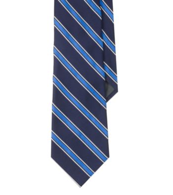 Lauren® Men's Navy Repp Stripe Necktie