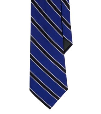 Lauren® Men's Purple Repp Stripe Necktie