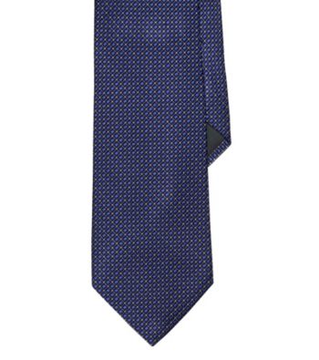 Lauren® Men's Navy Micro Jacquard Necktie